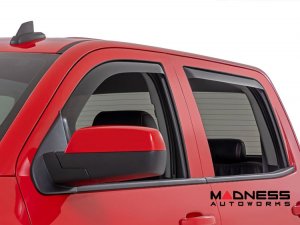 Chevrolet Silverado Side Window Deflectors - In Channel - Rain Guard